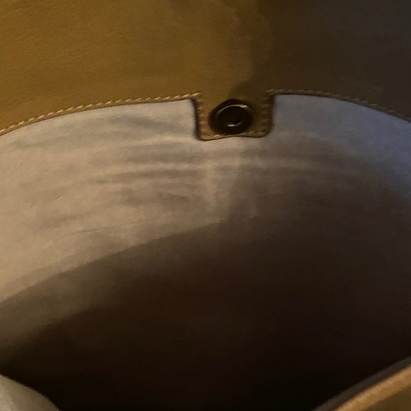 Lucky Brand NEW all leather tote in camel - Picture 5 of 14